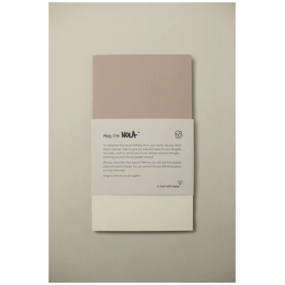 in love with paper Nachhaltiges Notizbuch Nola mit 160 Seiten aus Up/cyclingpapier