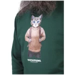 watapparel Sweatshirt Unisex Katze mit Rucksack