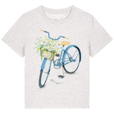 watapparel T-Shirt Frauen Blaues Damenrad