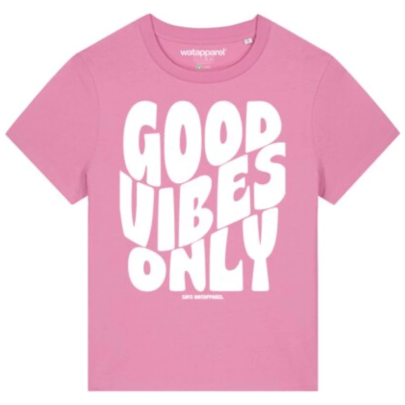 watapparel T-Shirt Frauen Good vibes only
