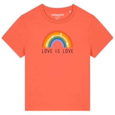 watapparel T-Shirt Frauen Love is Love