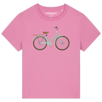 watapparel T-Shirt Frauen Mint Bike
