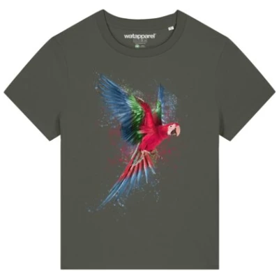 watapparel T-Shirt Frauen Papagei