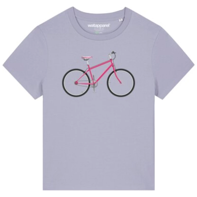 watapparel T-Shirt Frauen Pink Bike