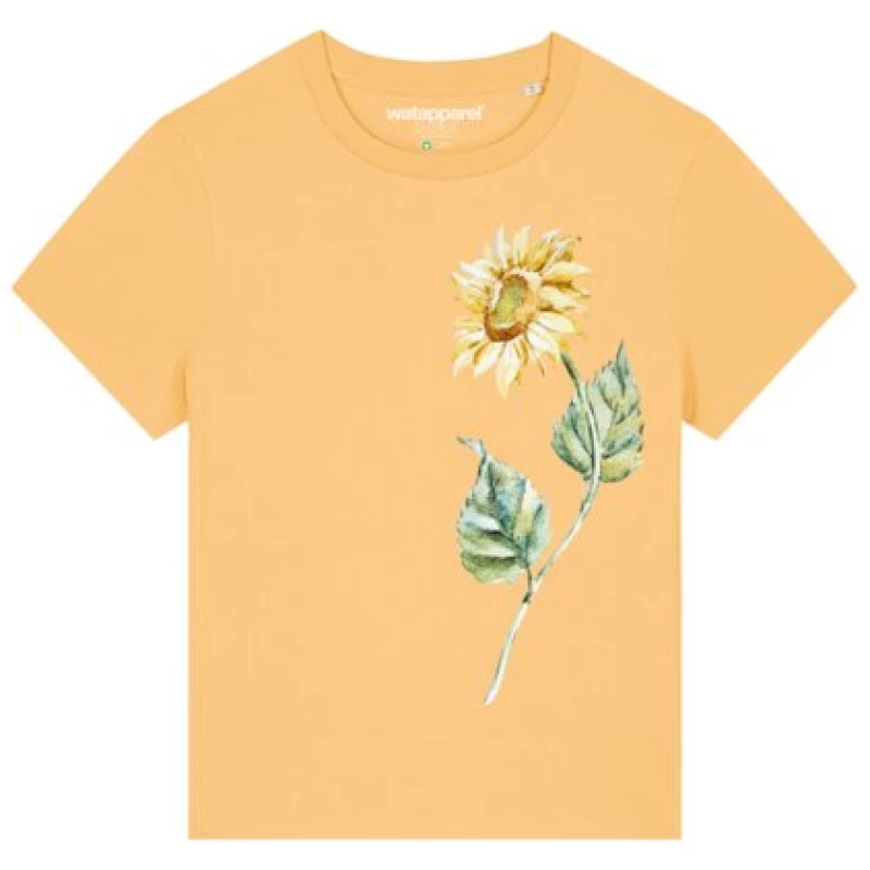 watapparel T-Shirt Frauen Sonnenblume