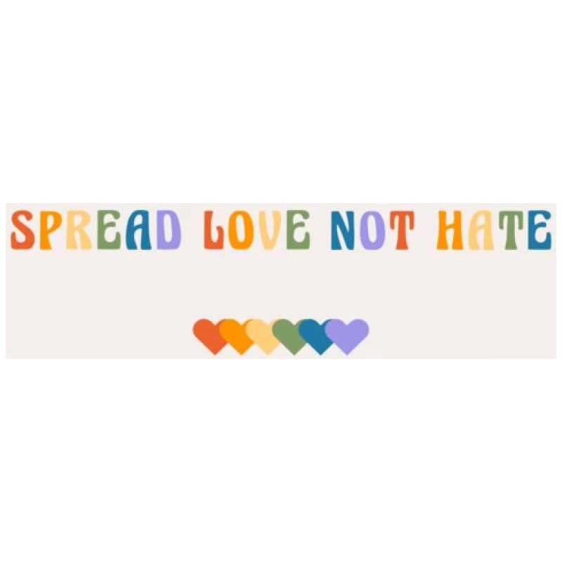 watapparel T-Shirt Frauen Spread Love not Hate