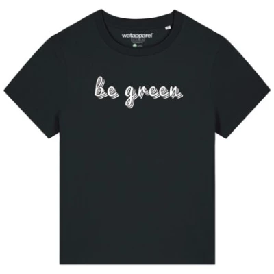 watapparel T-Shirt Frauen be green