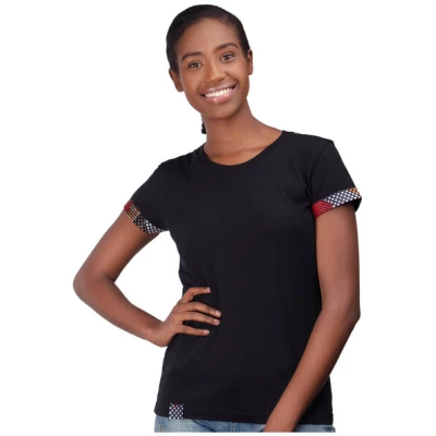 Africulture T-Shirt, Ladys Cut "Kitenge Fusion"