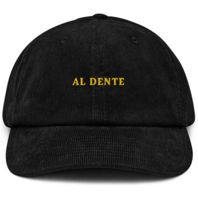 Al Dente - Corduroy Embroidered Cap - Multiple Colors