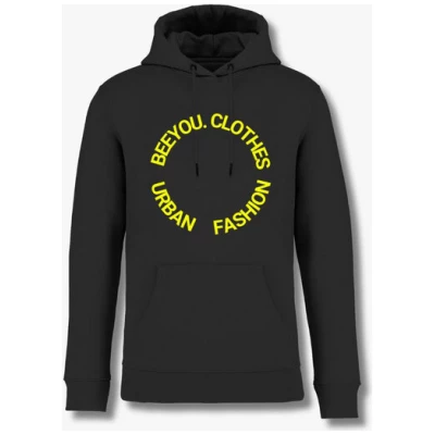 Beeyou. Clothes Hoodie aus Bio-Baumwolle mit gelbem Circle-Design