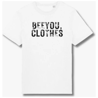 Beeyou. Clothes T-Shirt aus Bio-Baumwolle mit Vintage-Logo-Design