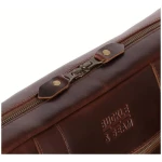 Buckle & Seam Leder Business Briefcase Everett