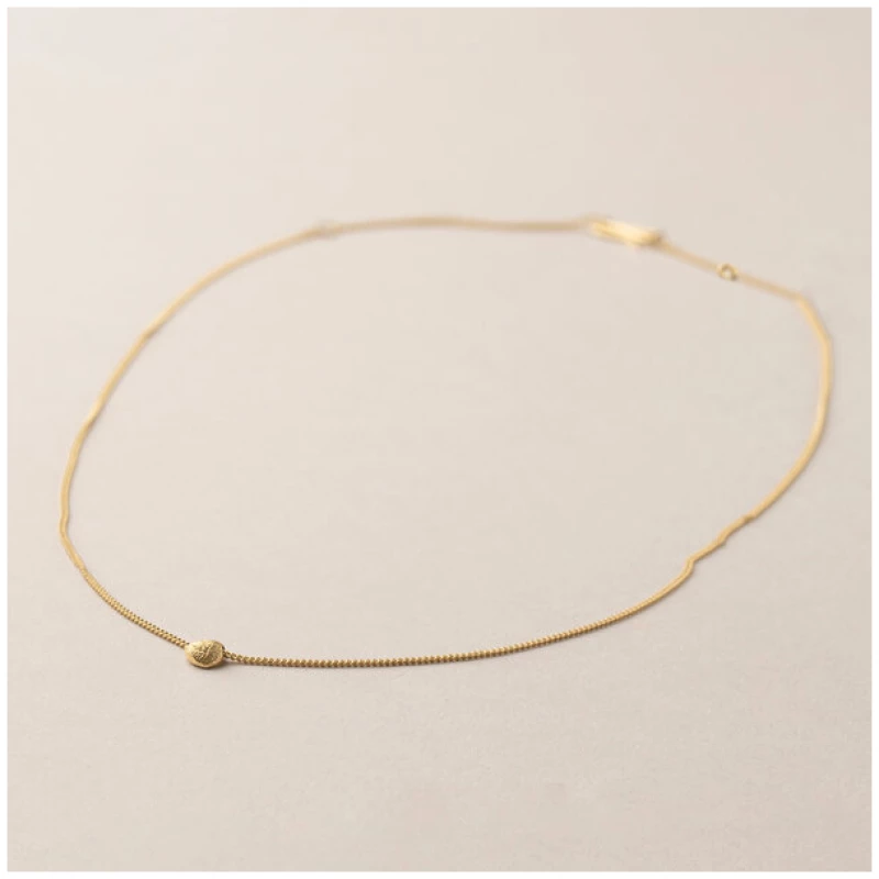 ChristinaPauls Slow jewellery Amia Punkt Kette in Gold und Silber