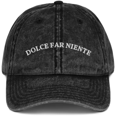 Dolce Far Niente- Vintage Cap - Multiple Colors