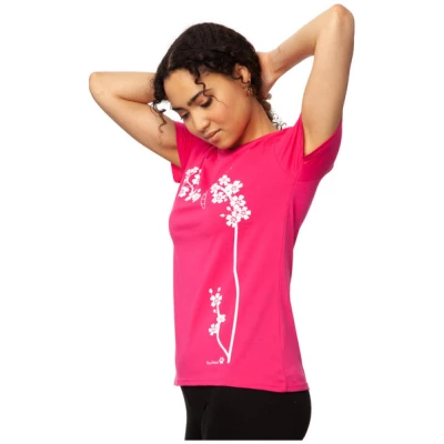 FellHerz Catlove pink Damen T-Shirt Bio & Fair & Handbedruckt
