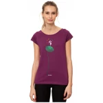 FellHerz Damen T-Shirt Rainbow Jongleuse berry Bio & Fair & Vegan