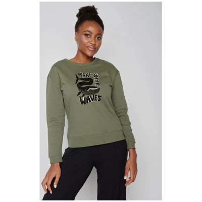 GREENBOMB Animal Make Waves Canty - Sweatshirt für Damen