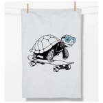 GREENBOMB Animal Turtle Roll On Tea Towel - Geschirrtuch