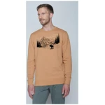 GREENBOMB Nature Moose Mountain Summer Wild - Sweatshirt für Herren