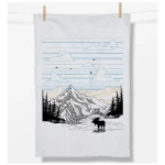GREENBOMB Nature Moose Mountain Tea Towel - Geschirrtuch