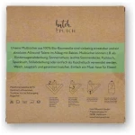 Hutch&Putch 3er-Set Musselin-Mulltuch aus Bio-Baumwolle in 60x60cm • einfarbige Mulltücher