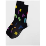 ItemLab Tetris Regular Socken "Tetriminos Pattern"