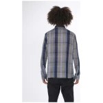 KnowledgeCotton Apparel Hemd kariert - Relaxed double layer striped shirt - aus Bio-Baumwolle