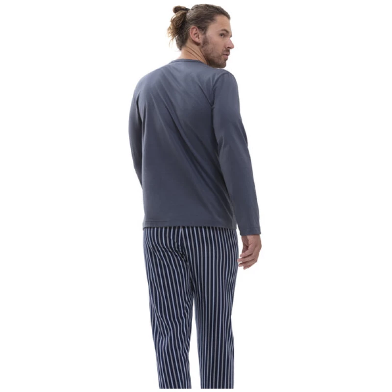 Mey Herren Schlafanzug Pyjama lang "Portimo" Made-in-Green
