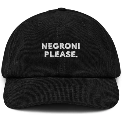 Negroni Please - Corduroy Cap - Multiple Colors