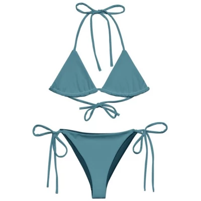 PepMelon In 23 Farben Recycelter String-Bikini-Set umweltfreundlicher Triangel-Bikini