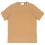 Rotholz Basic T-Shirt mit Rundhalsausschnitt - Tonal Check T-Shirt - aus Bio-Baumwolle