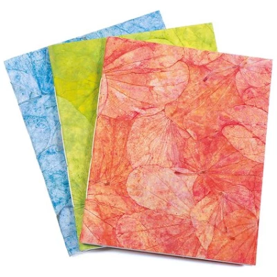 Sundara Notizbuch "Lotus Pond" aus handgeschöpftem Recycling Baumwoll-Papier