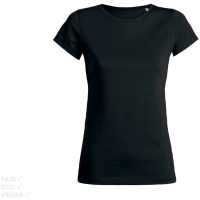 T-Shirt Damen | Verschiedene Farben Schwarz XS