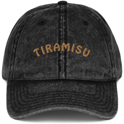 Tiramisu - Vintage Cap - Multiple Colors