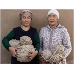 WoolFit Handgewebte bunte Hausschuhe "Woolies" aus Wolle für Damen