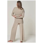 YOU LOOK PERFECT Merino Loungewear Set "Strickpullover Blossom & Strickhose Bailey"