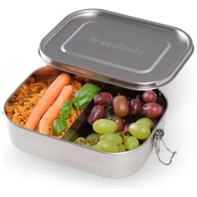 ecolinda Lunchbox aus Edelstahl BENTOKID 1400ml inkl. Zubehör (auslaufsicher)