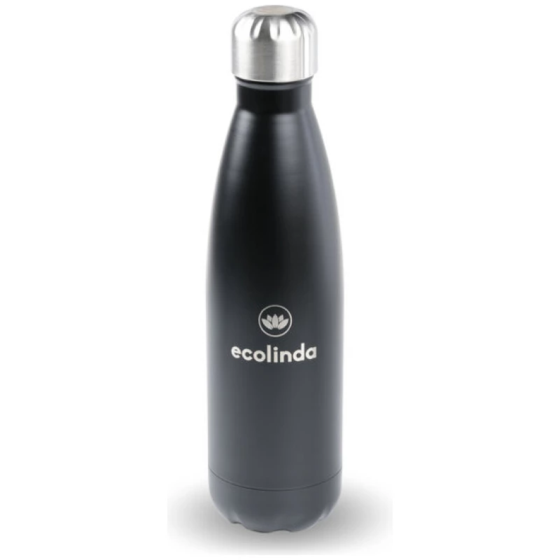 ecolinda Trinkflasche aus Edelstahl DROPY 500ml + Sporthalterung