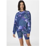 hessnatur Damen NAITO X HESSNATUR Sweatshirt Oversized aus Bio-Baumwolle - blau - Größe 36