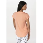 hessnatur Damen Schlafshirt Regular PURE FLOW aus TENCEL™ Modal - orange - Größe 42