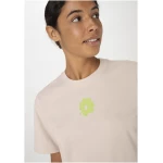 hessnatur Damen T-Shirt Relaxed aus Bio-Baumwolle - beige - Größe 34