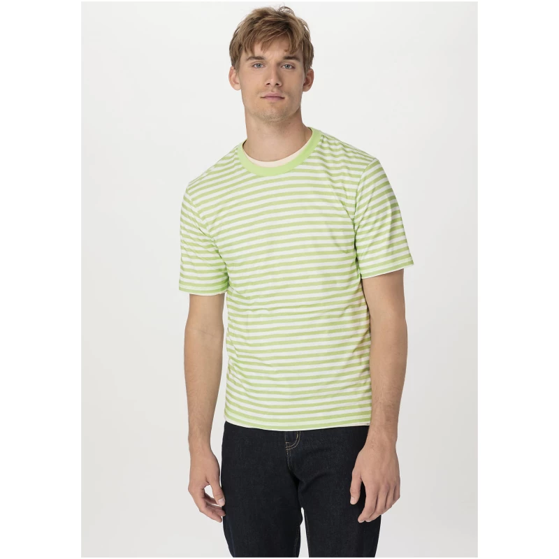 hessnatur Herren Shirt Relaxed aus Bio-Baumwolle - grün - Größe L