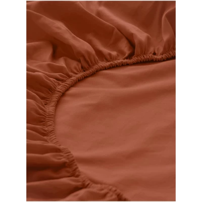 hessnatur Jersey-Spannbetttuch aus Bio-Baumwolle - orange - Größe 90-100x200 cm