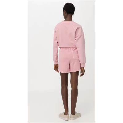 hessnatur Loungewear Shorts mineralgefärbt aus Bio-Baumwolle - rosa - Größe 42