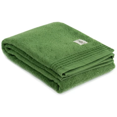 thies 1856 ® veganes Handtuch aus japanischer Biobaumwolle gefärbt mit recycelten Matcha Blättern