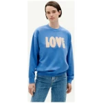 thinking mu Sweatshirt - Love Ecru - aus Bio-Baumwolle
