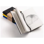 tyyp Nachhaltiges kleines Design-Notizbuch (Schwarz) aus 100 % Recyclingpapier "BerlinBook"