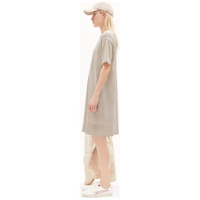 ARMEDANGELS CHAARA LOVELY STRIPES - Damen Jerseykleid Relaxed Fit aus Bio-Baumwolle