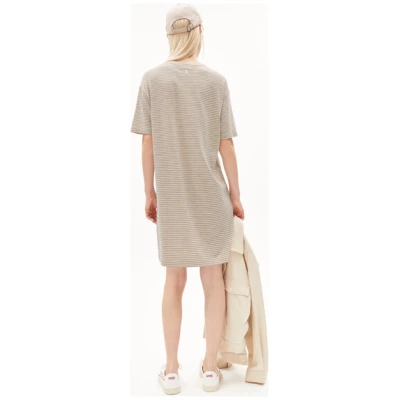 ARMEDANGELS CHAARA LOVELY STRIPES - Damen Jerseykleid Relaxed Fit aus Bio-Baumwolle