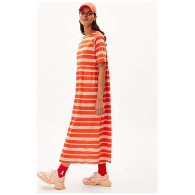 ARMEDANGELS TAAKYRA BLOCK STRIPES - Damen Jerseykleid Loose Fit aus Bio-Baumwolle